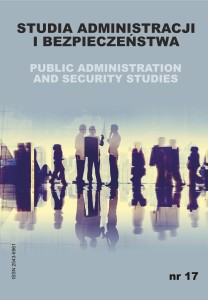 Studia Administracji i Bezpieczeństwa nr 17; ISSN 2543-6961; 251 str.