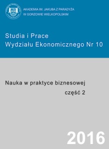 Studia i Prace Wydziału Ekonomicznego nr 10, część II