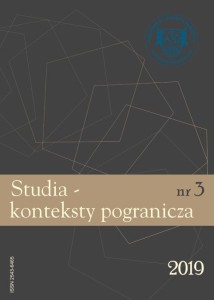 Studia - konteksty pogranicza nr 3