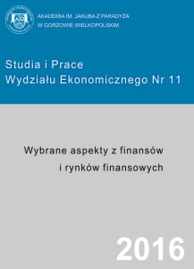 Studia i Prace Wydziału Ekonomicznego nr 11