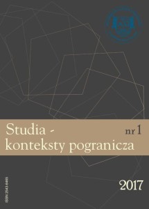 Studia - konteksty pogranicza; Beata A. Orłowska, Piotr J. Krzyżanowski (red.)